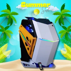 ZEBRONICS Phantom Mid-Tower Premium Gaming Cabinet...
